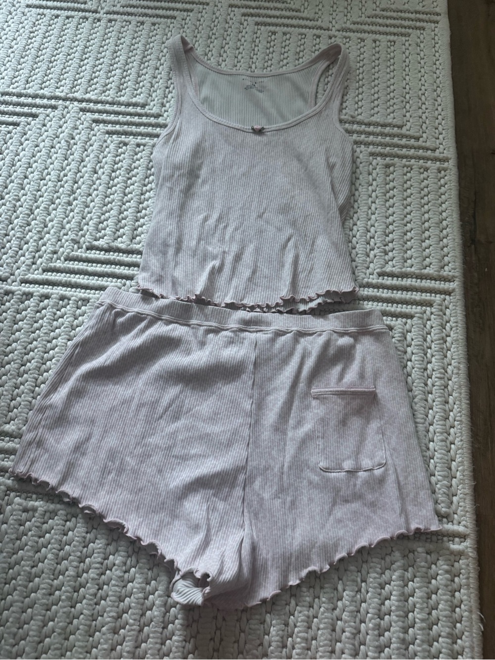 Roller Rabbit Tank & Short Sleep Set - Soft Pink - Picture 5 of 5